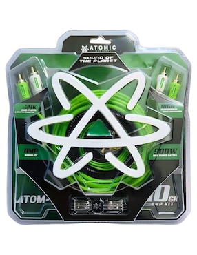 Kit instalación p/amplificador RCA Atomic Audio a tipo RCA de 5 M