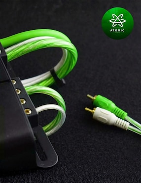 Kit instalación p/amplificador RCA Atomic Audio a tipo RCA de 5 M