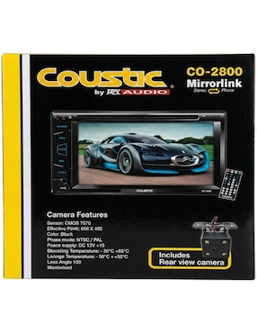 Autoestéreo doble din Coustic CO-2800