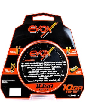 Kit instalación para amplificador RCA Evox a tipo RCA de 5 m
