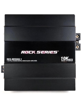 Amplificador para auto Rock Series RKS-BR5000.1 de 9-16 VDC