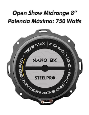 Set de medios Steelpro Nano-8K