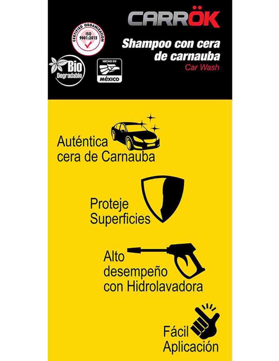 Shampoo con cera para auto 4