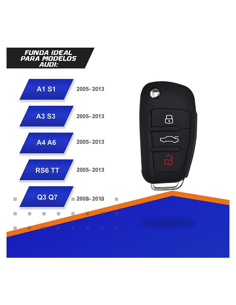 Funda de llave compatible con Audi 3