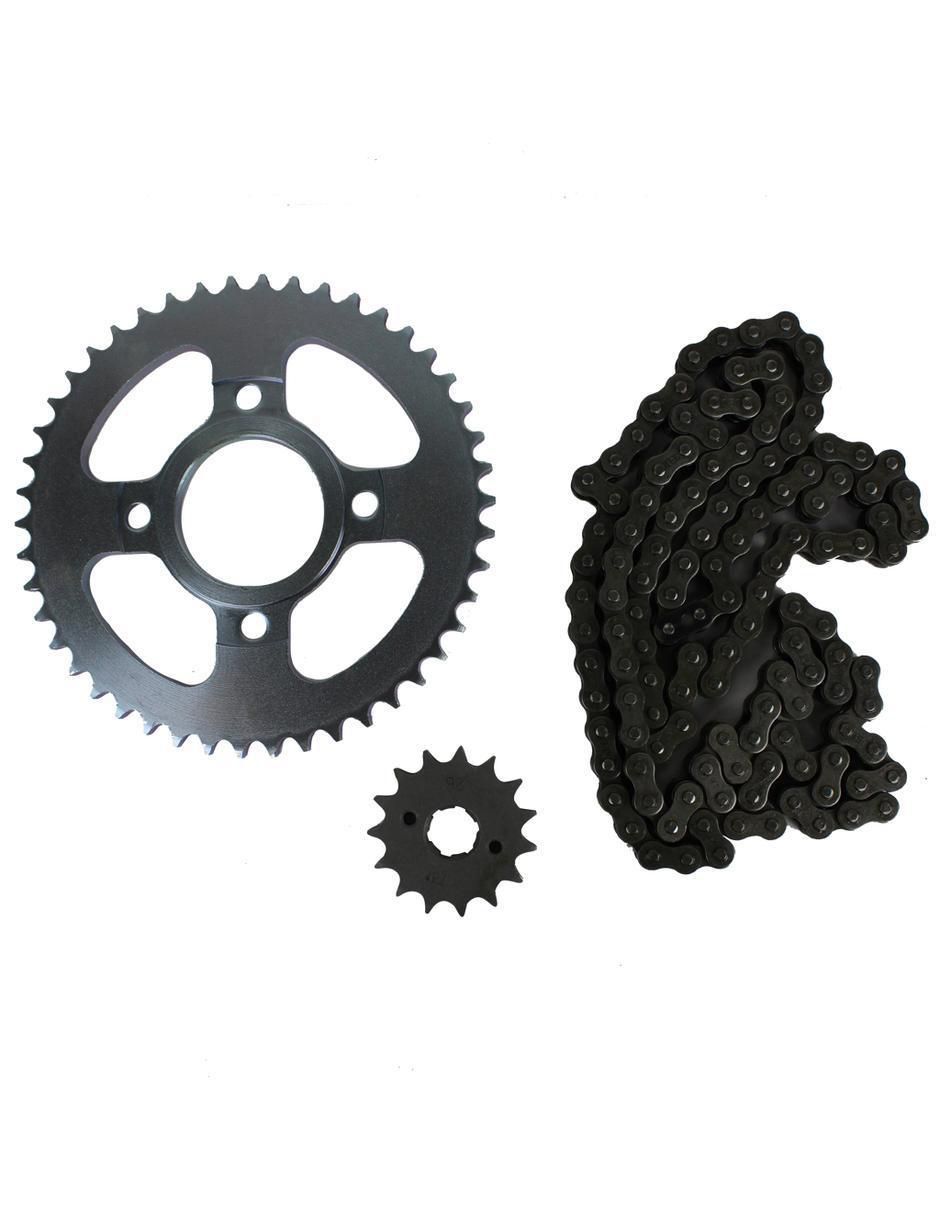 Engrane y Cadena para moto Italika Dm 200 07-19 2