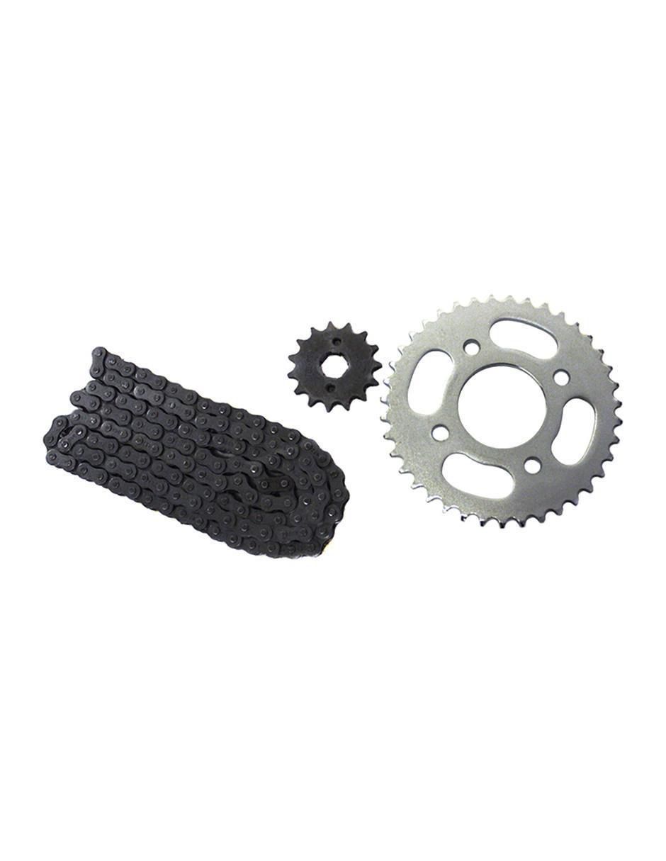 Engrane y Cadena para moto Italika Ft 150 13-16 2