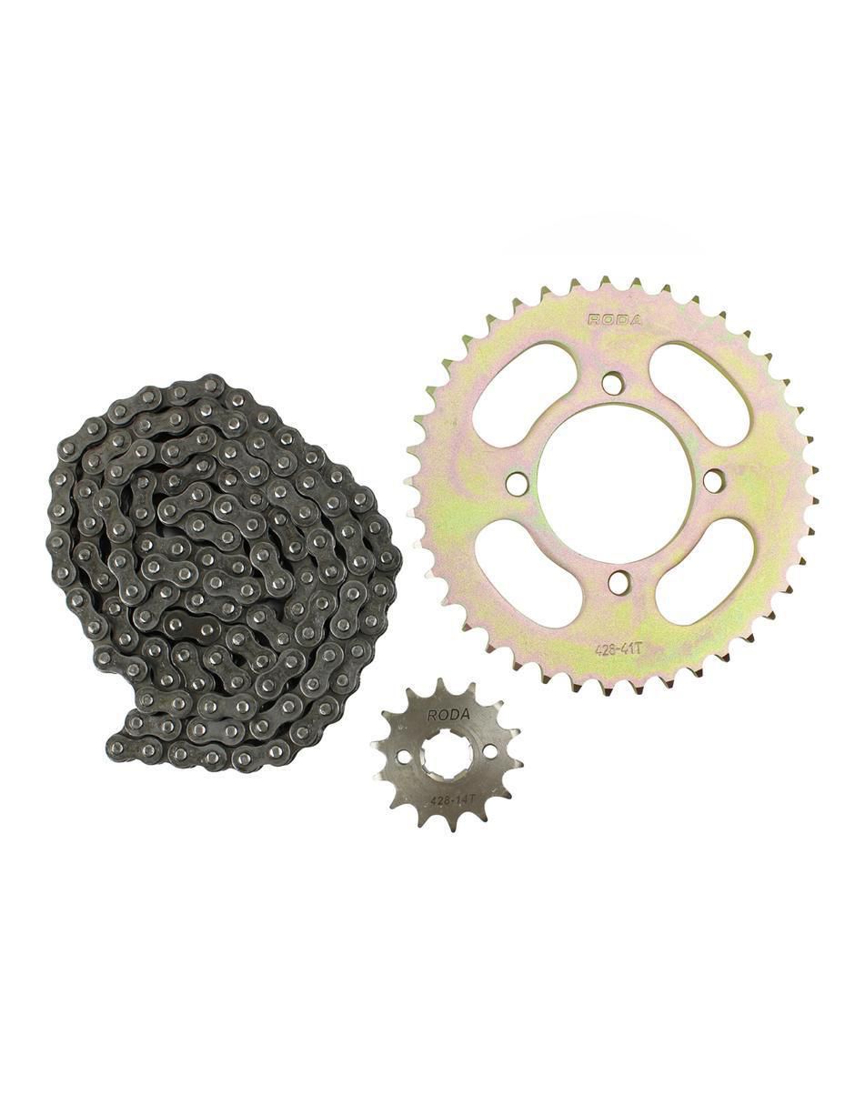 Engrane y Cadena para moto Italika It 150Z 14-19