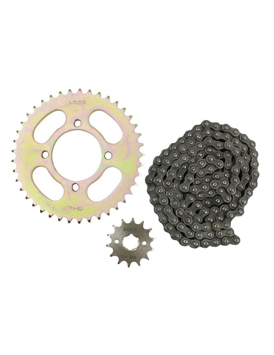 Engrane y Cadena para moto Italika It 150Z 14-19 2