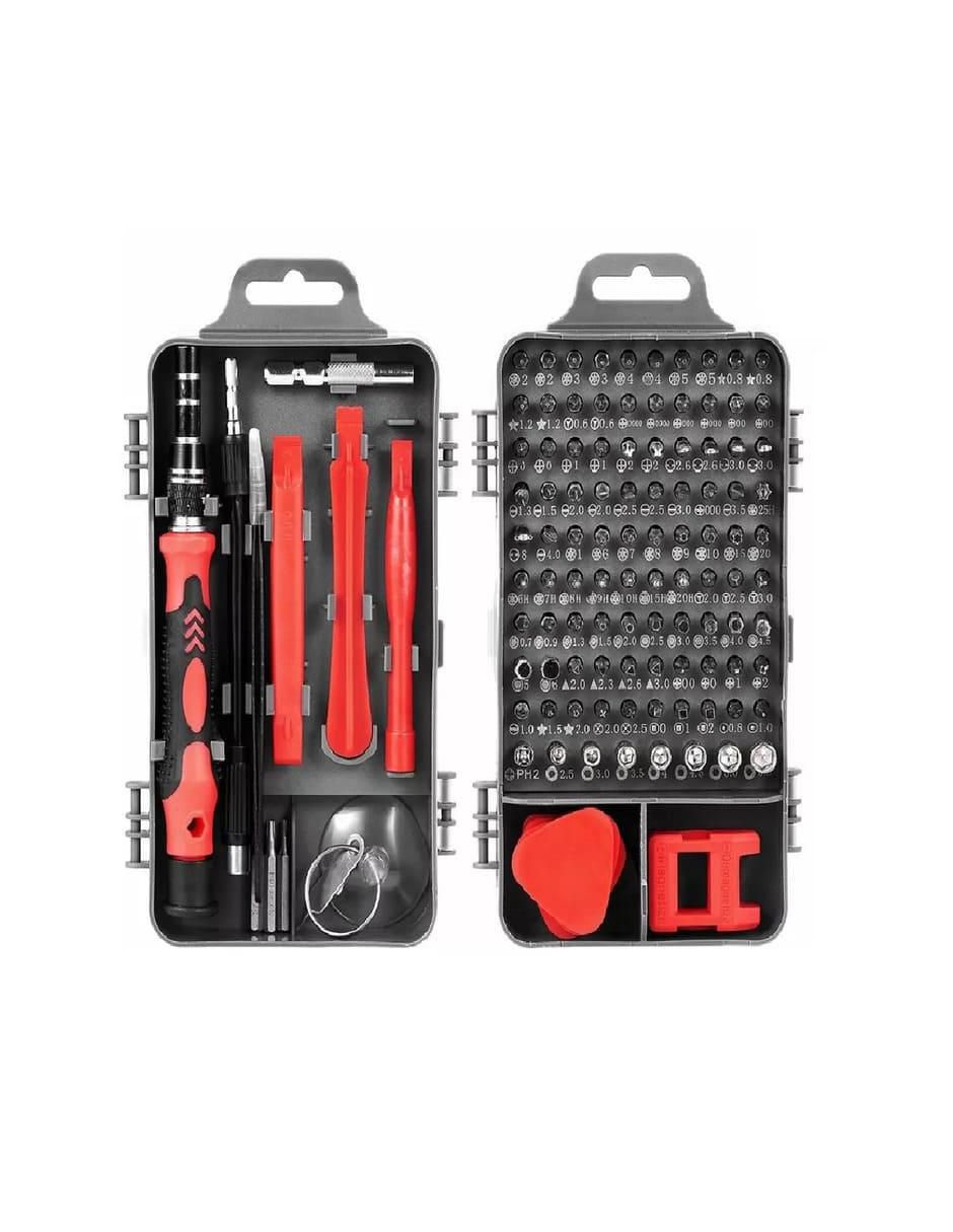 Set desarmador multipuntas 122 piezas