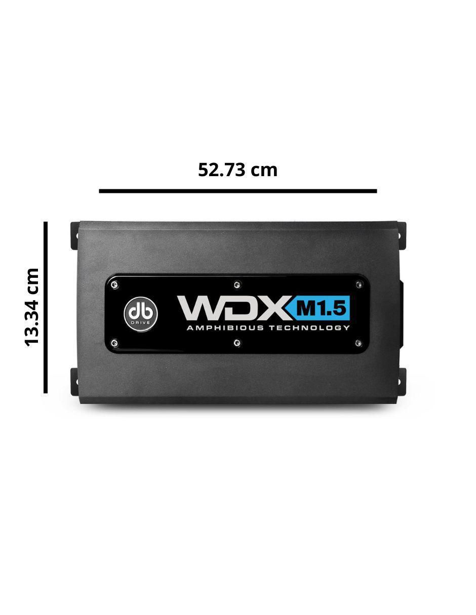 Amplificador para auto WDXM15 de 12 V 3