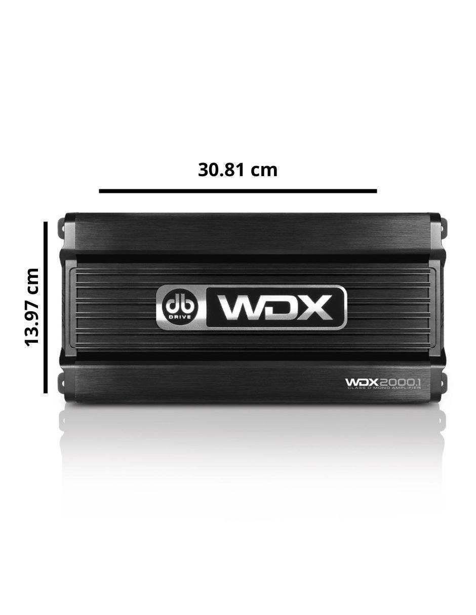 Amplificador para auto WDX20001 de 12 V 4