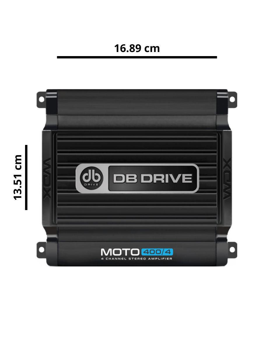 Amplificador para auto Moto4004 de 14.4 V 4