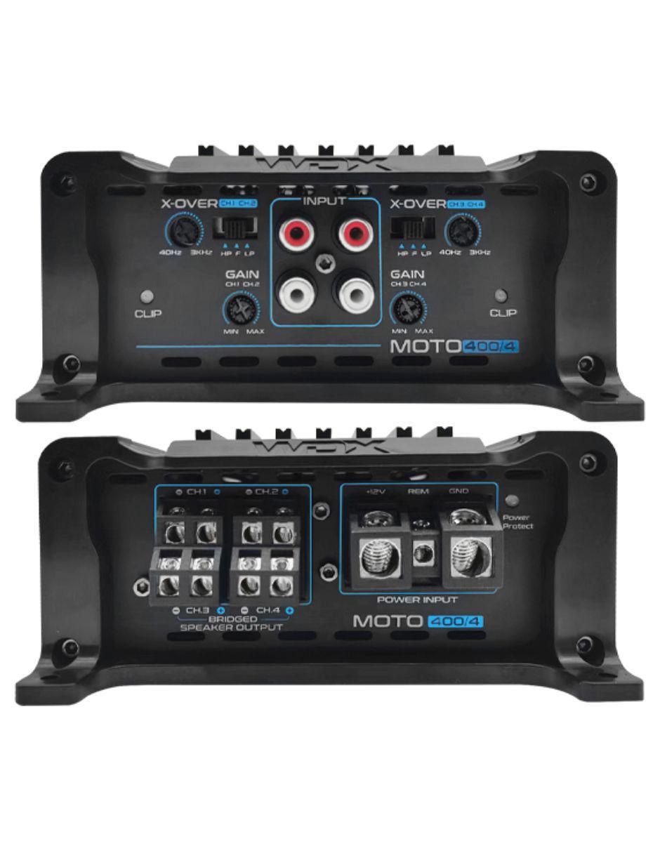 Amplificador para auto Moto4004 de 14.4 V 3