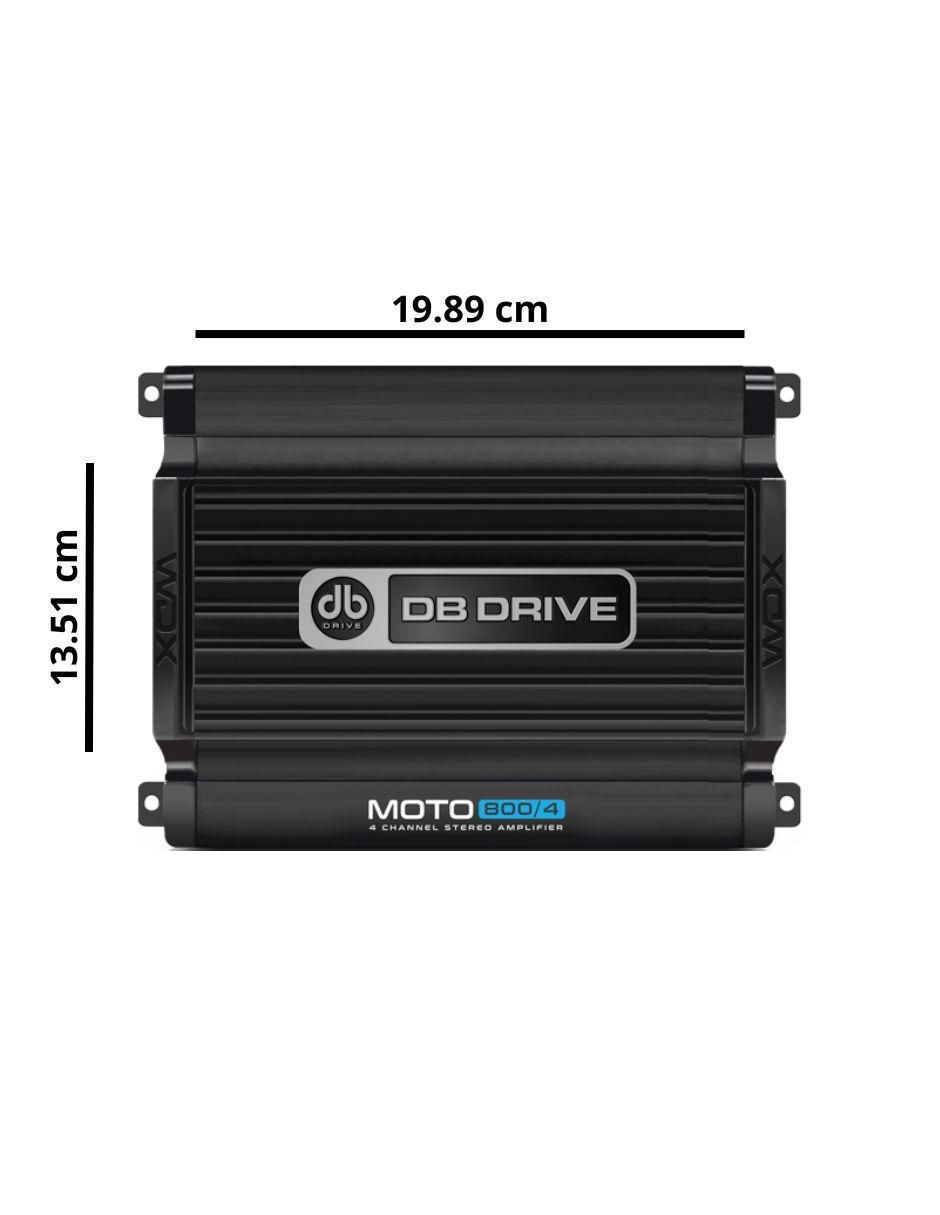Amplificador para auto Moto8004 de 14.4 V 4