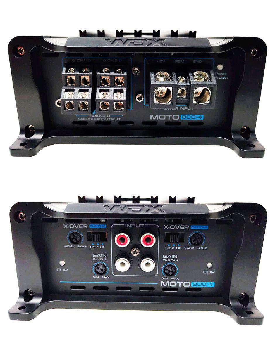 Amplificador para auto Moto8004 de 14.4 V 3