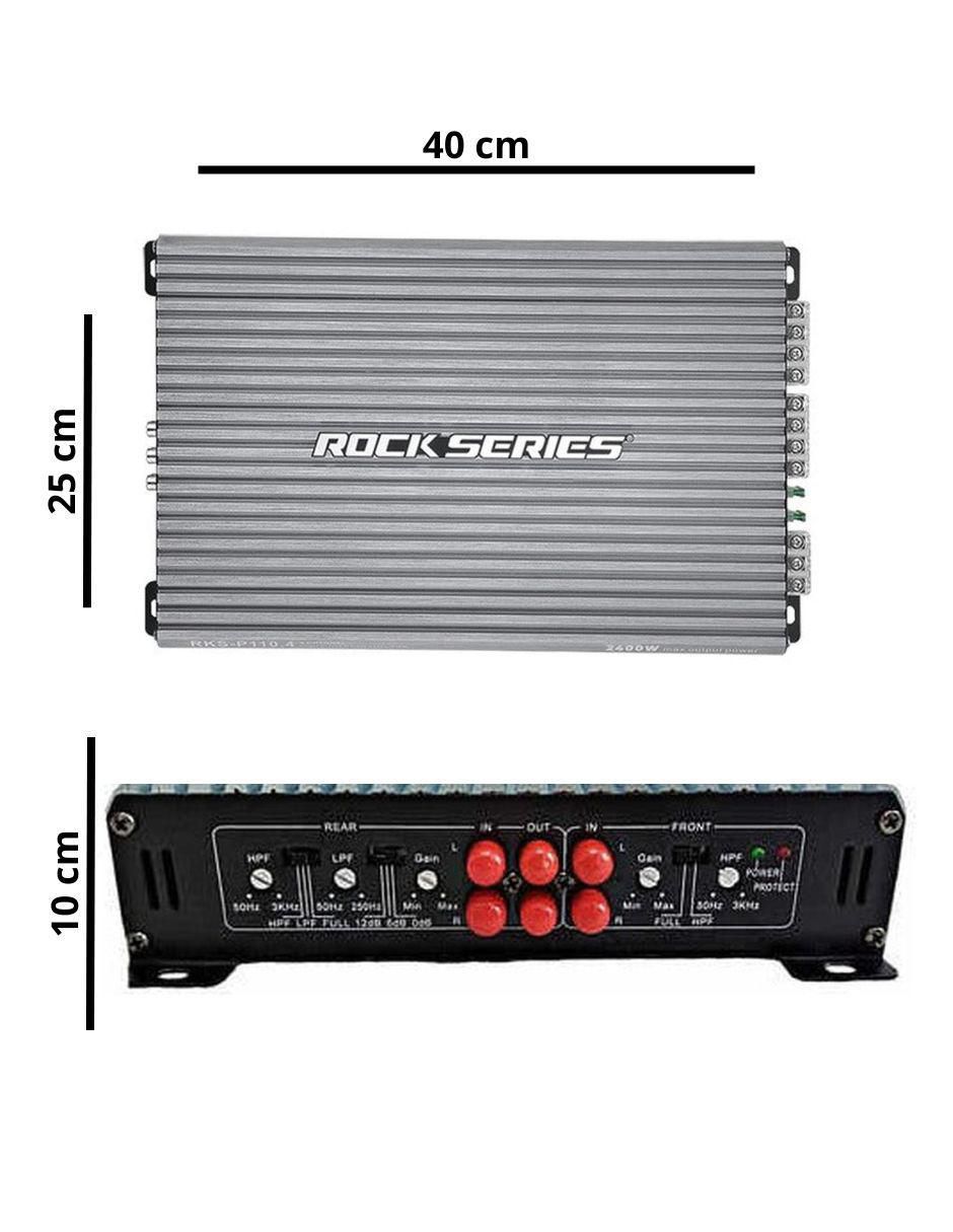 Amplificador para auto RKSP1104 de 14.4 V 4