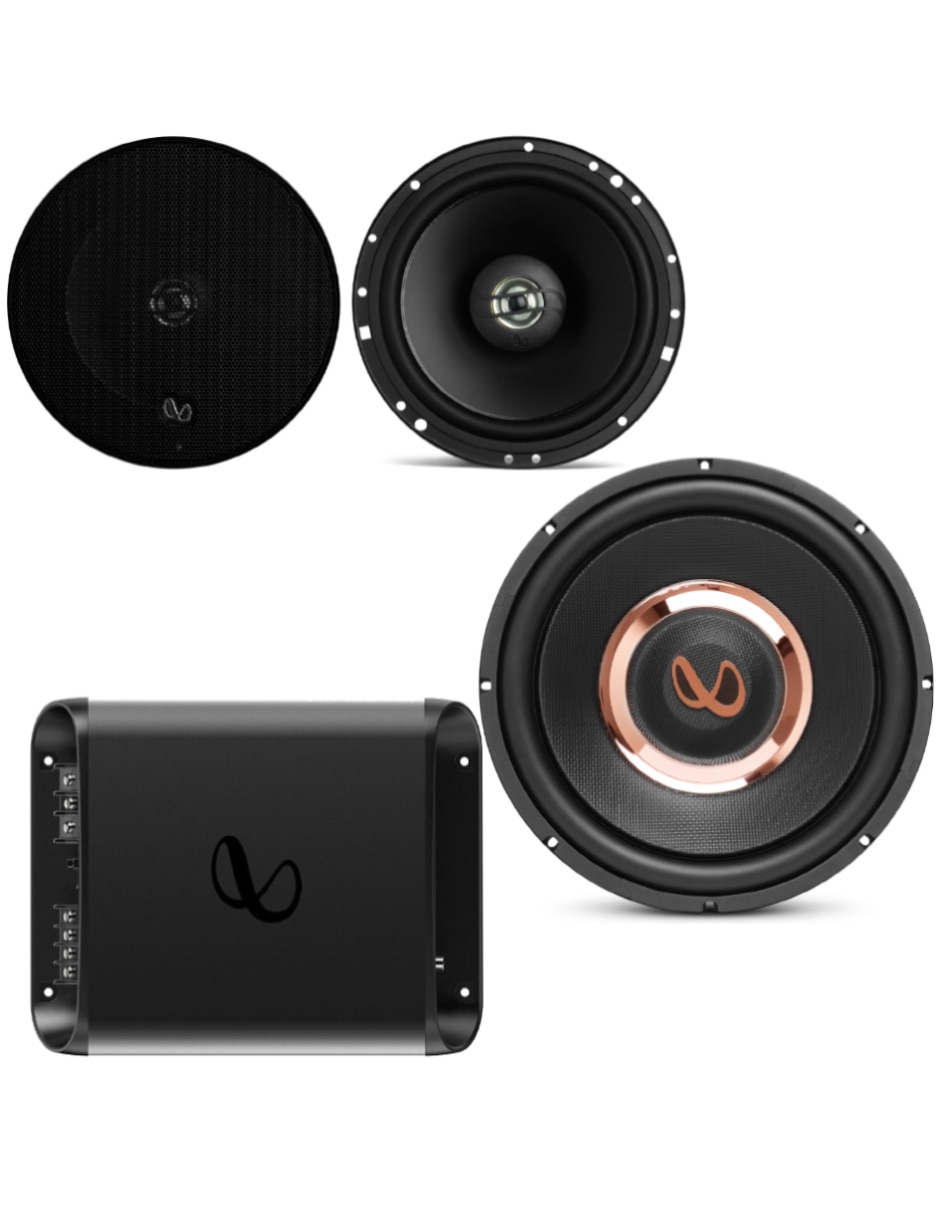 Amplificador para auto ALPR-1292 de 12 V 2