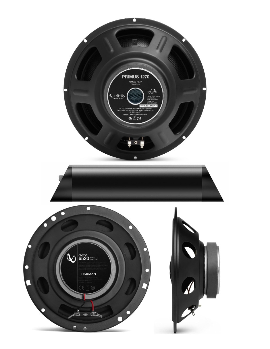 Amplificador para auto ALPR-1292 de 12 V 3