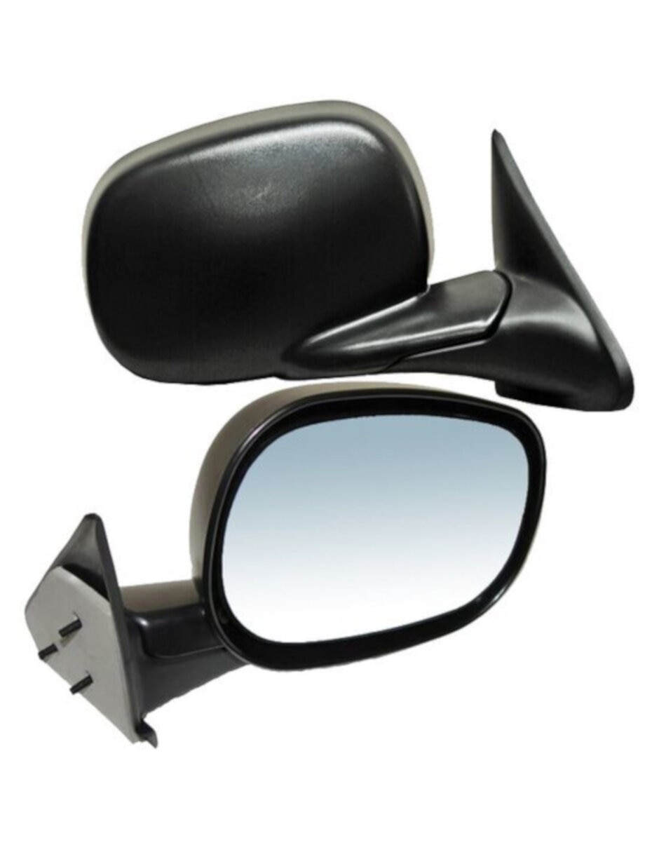 A-Premium Passenger Side Manual Door Mirror – Fits Dodge/Plymouth Neon 2000-2005, Black, Non-Heated, Convex Glass - View #10