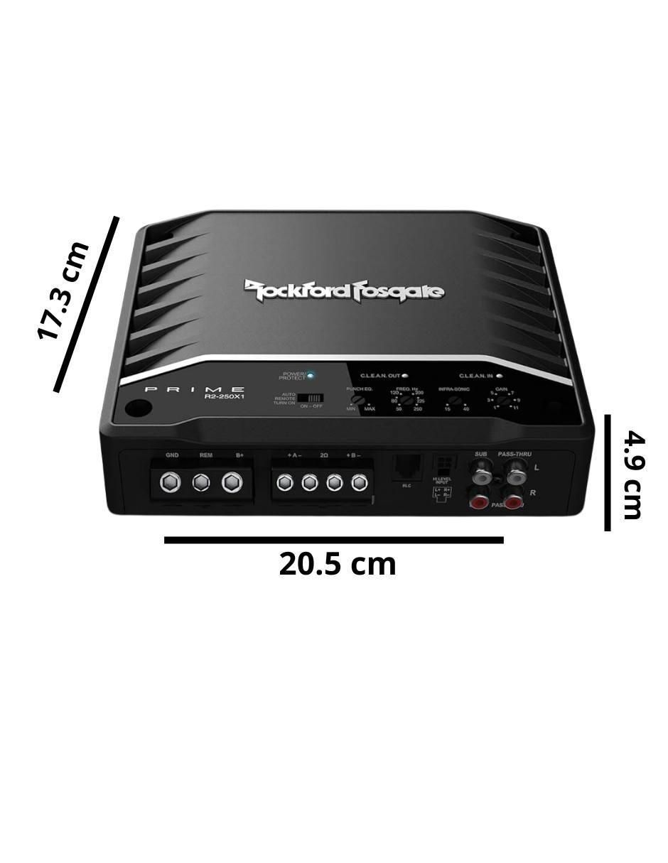 Amplificador para auto R2250X1 de 9.16 VDC 5