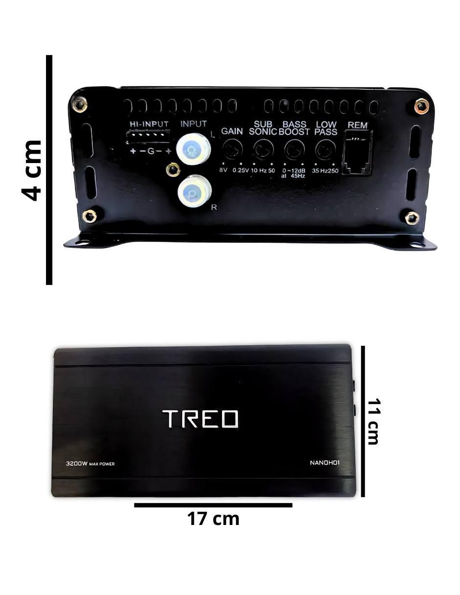 Amplificador para auto NANOHD1 de 9.16 VDC 7