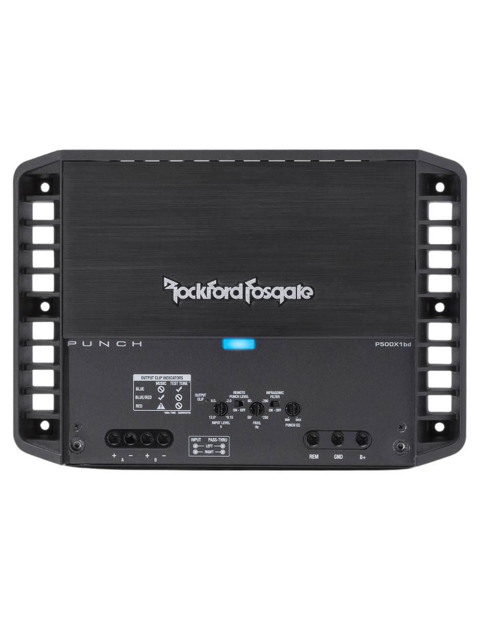 Amplificador para auto P500X1BD de 12 V 2