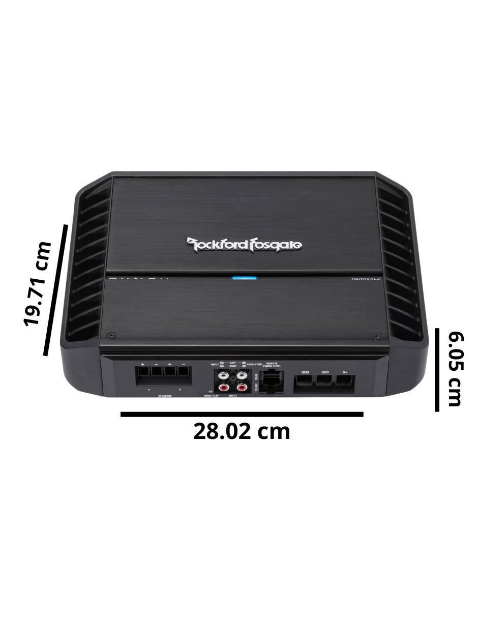 Amplificador para auto P500X1BD de 12 V 7