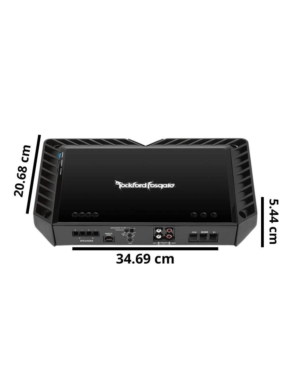 Amplificador para auto T10001BDCP de 16 V 7