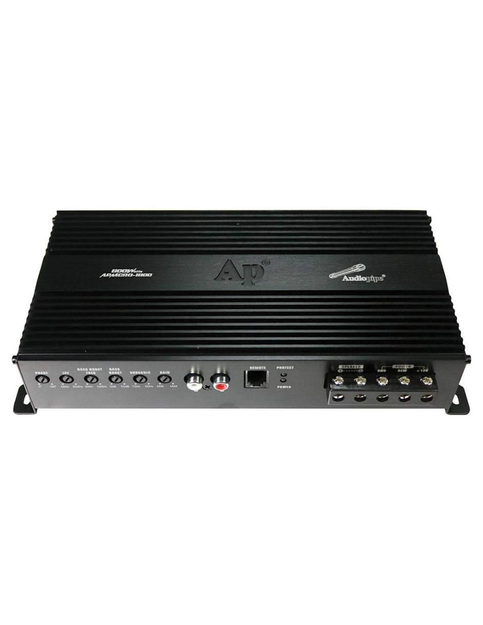 Amplificador para auto APMCRO1800 de 16 V 2