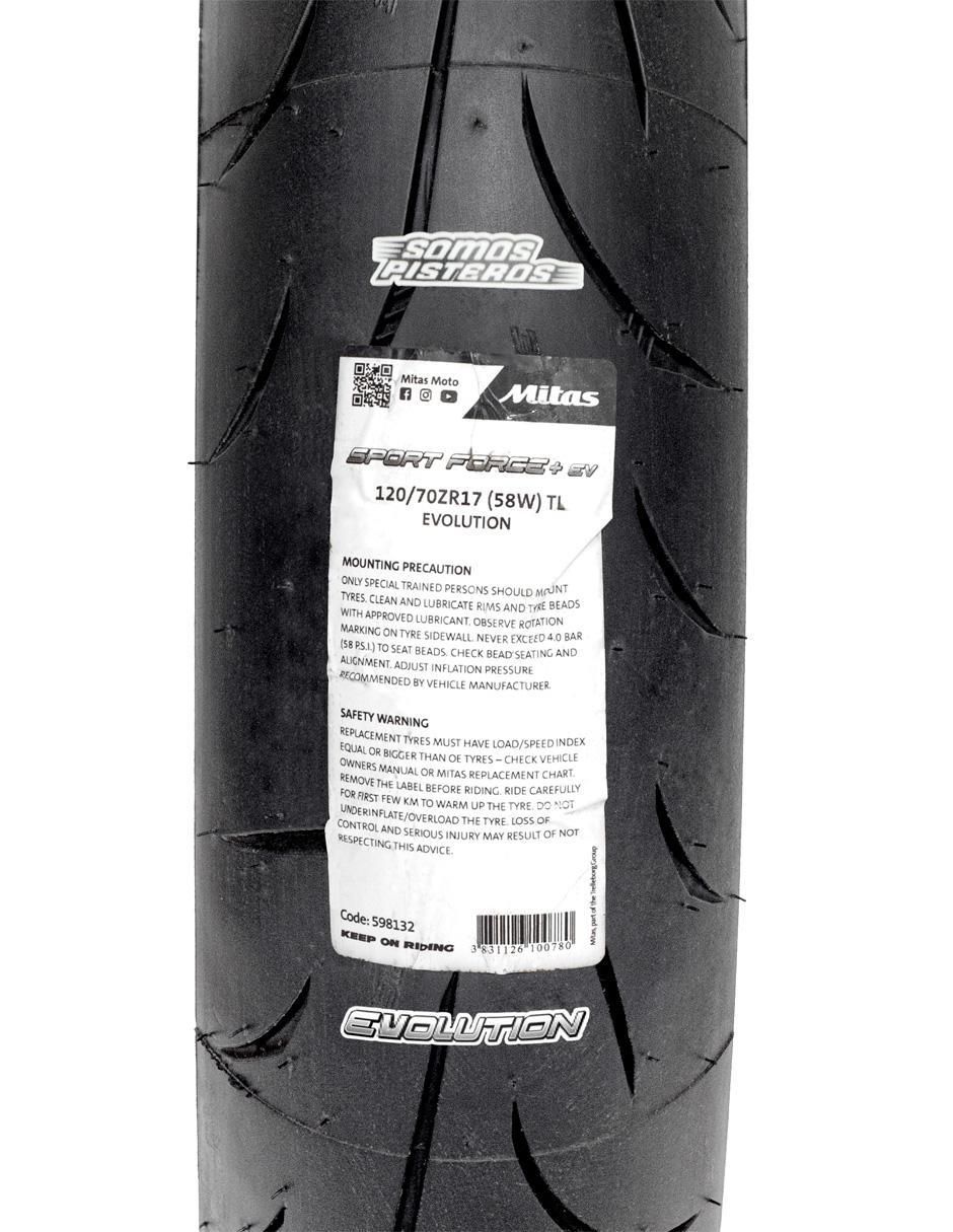 Llanta para moto Sport Force+ Ev 120 / 70 R17 4