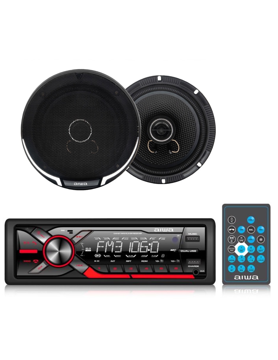 Kit de autoestéreo con subwoofer aw3269bt/taw1633