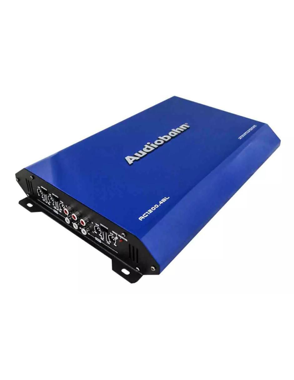 Amplificador para auto AC1200.4BL de 8 V 2