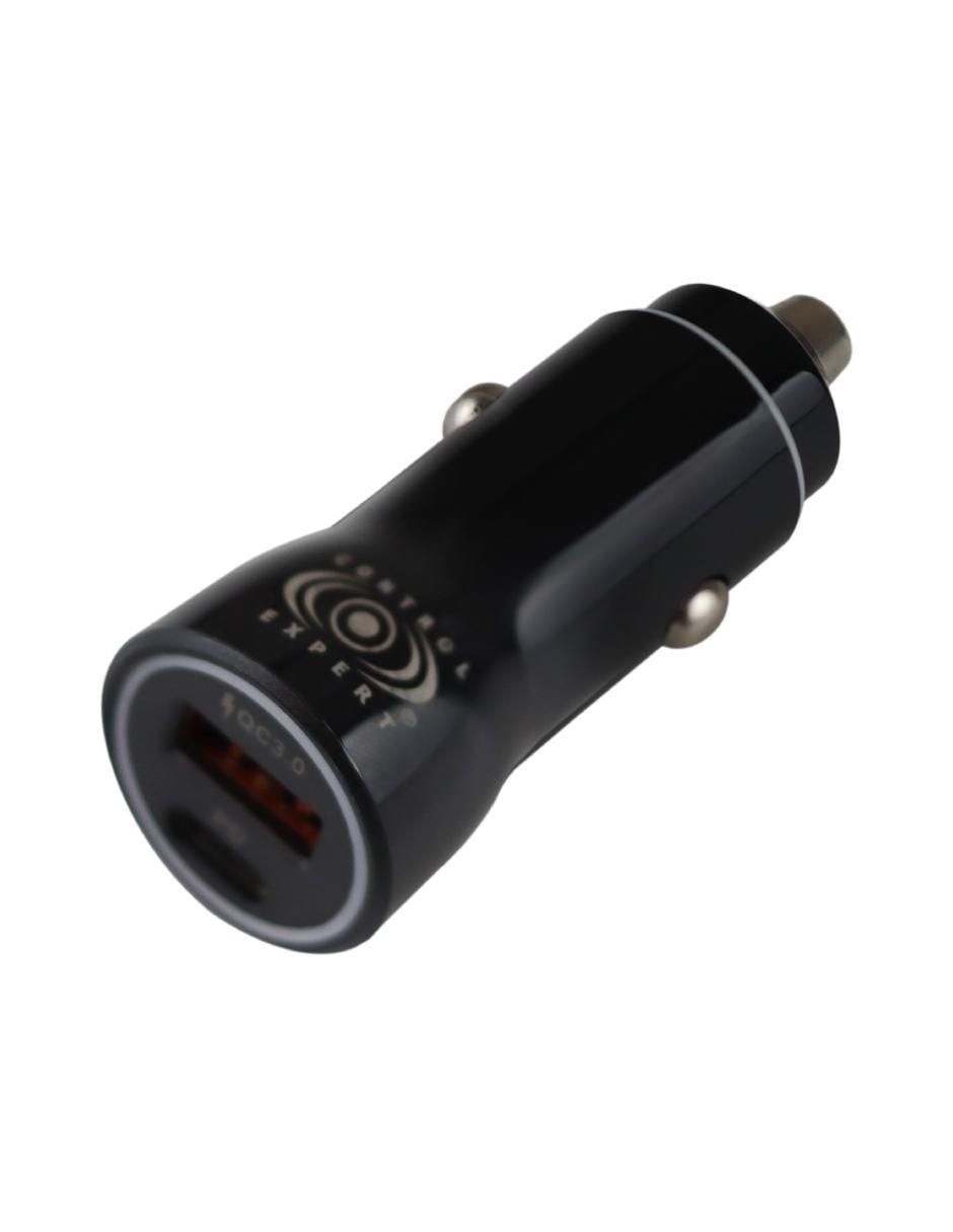 Cargador auto USB tipo A + USB tipo C 6