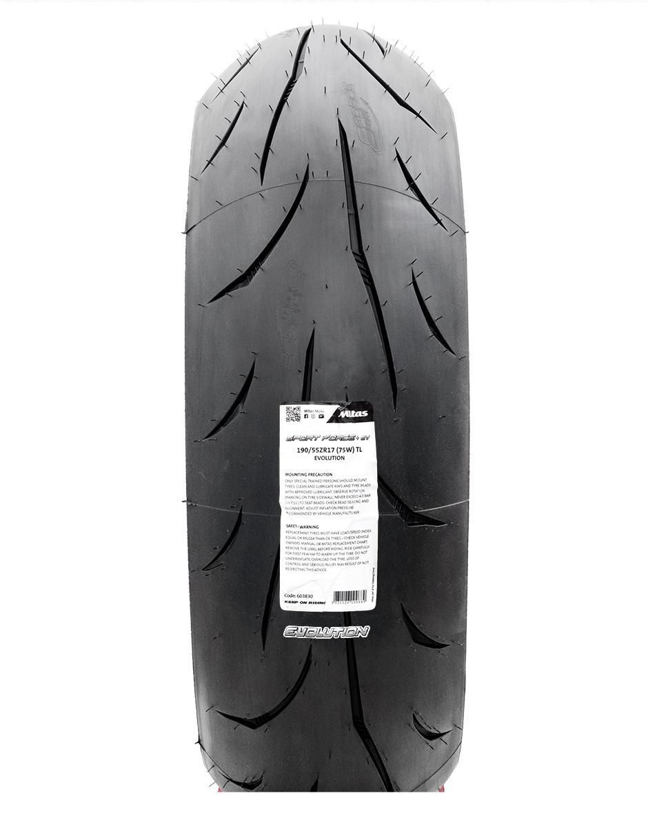 Llanta para moto Sport Force+ Ev 190 / 55 R17 3