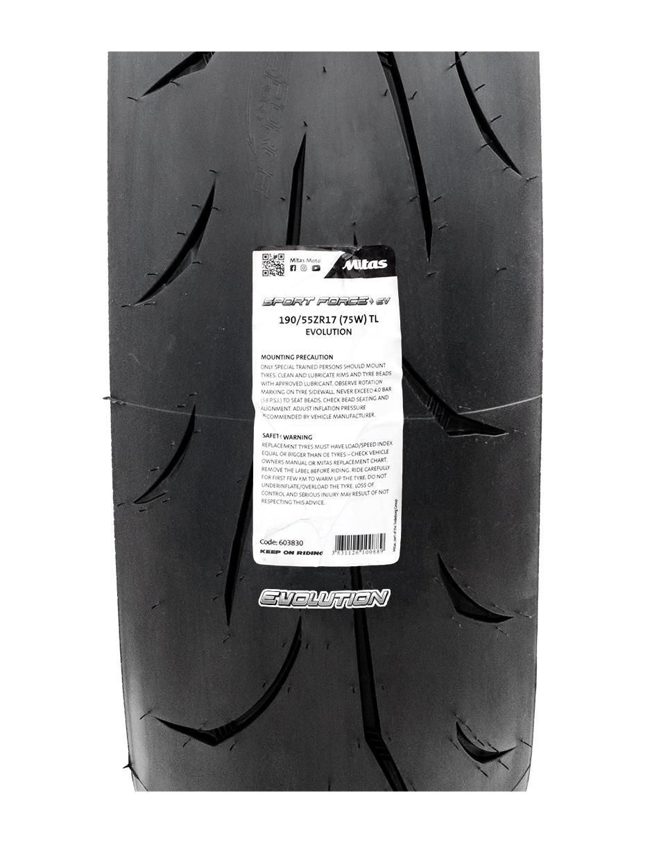 Llanta para moto Sport Force+ Ev 190 / 55 R17 4