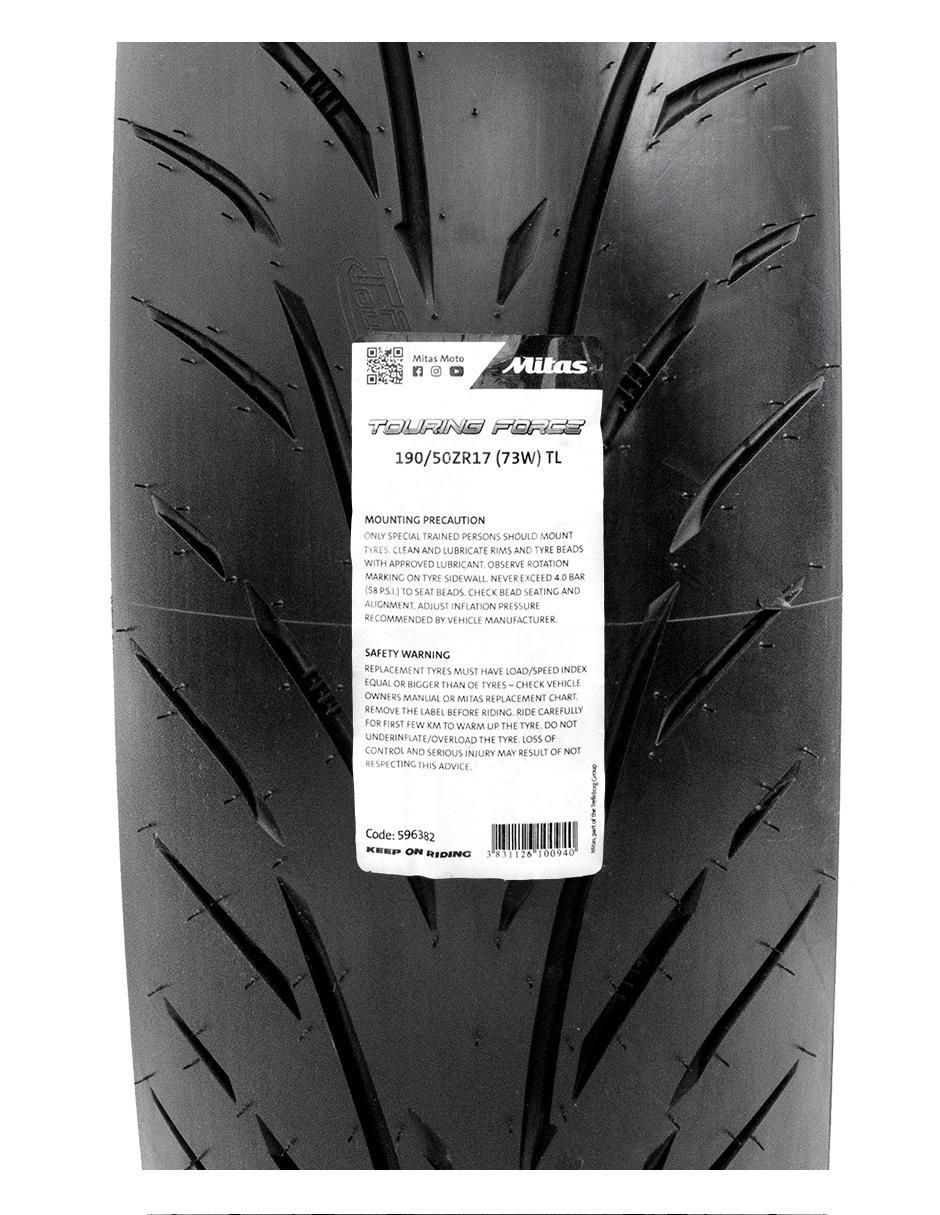 Llanta para moto Touring Force 190 / 50 R17 4