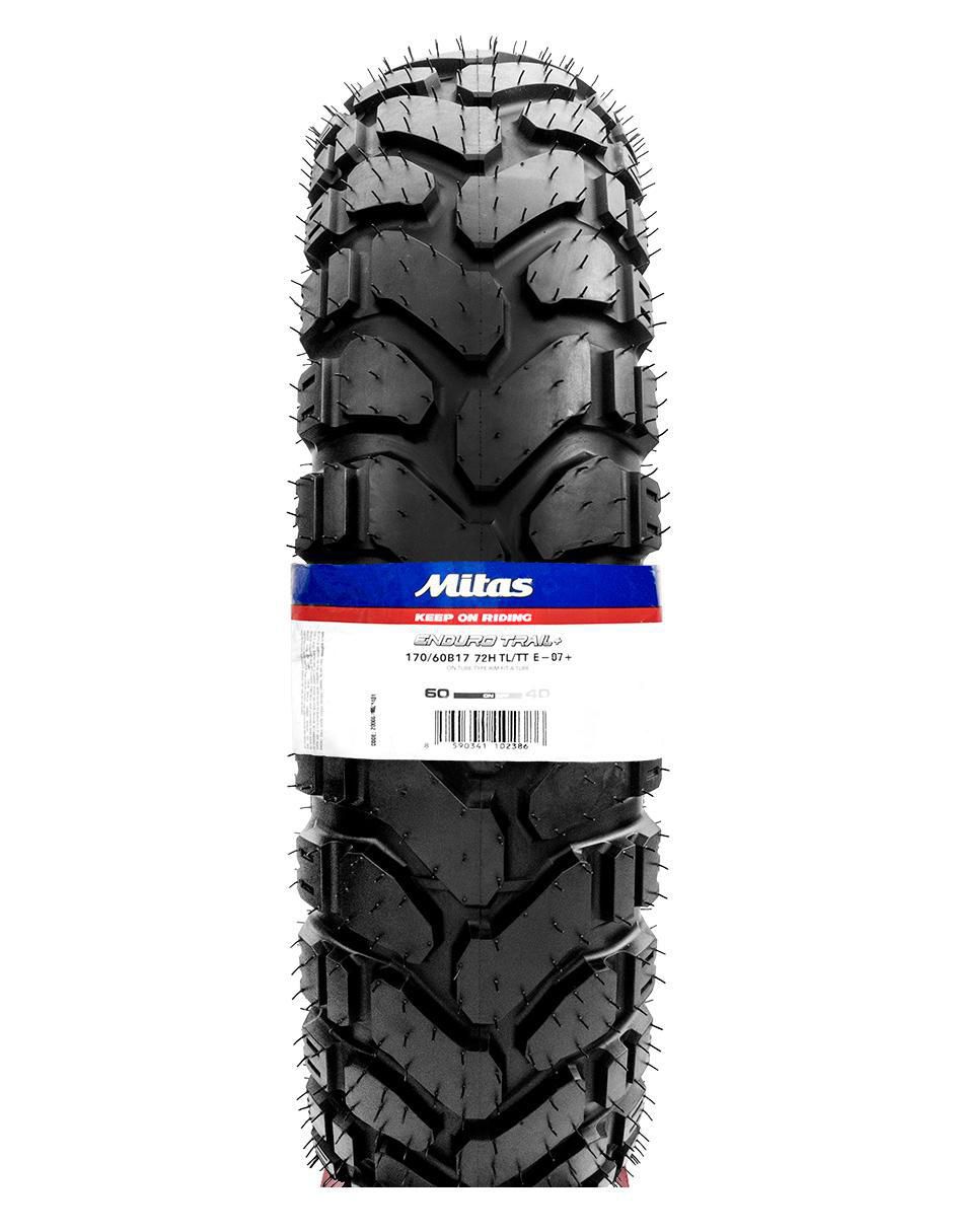 Llanta para moto E-07+ Enduro Trail 170/60R17 2