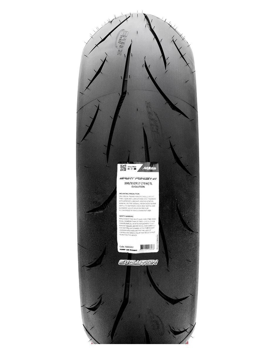 Llanta para moto Sport Force+ Ev 200 / 55 R17 3