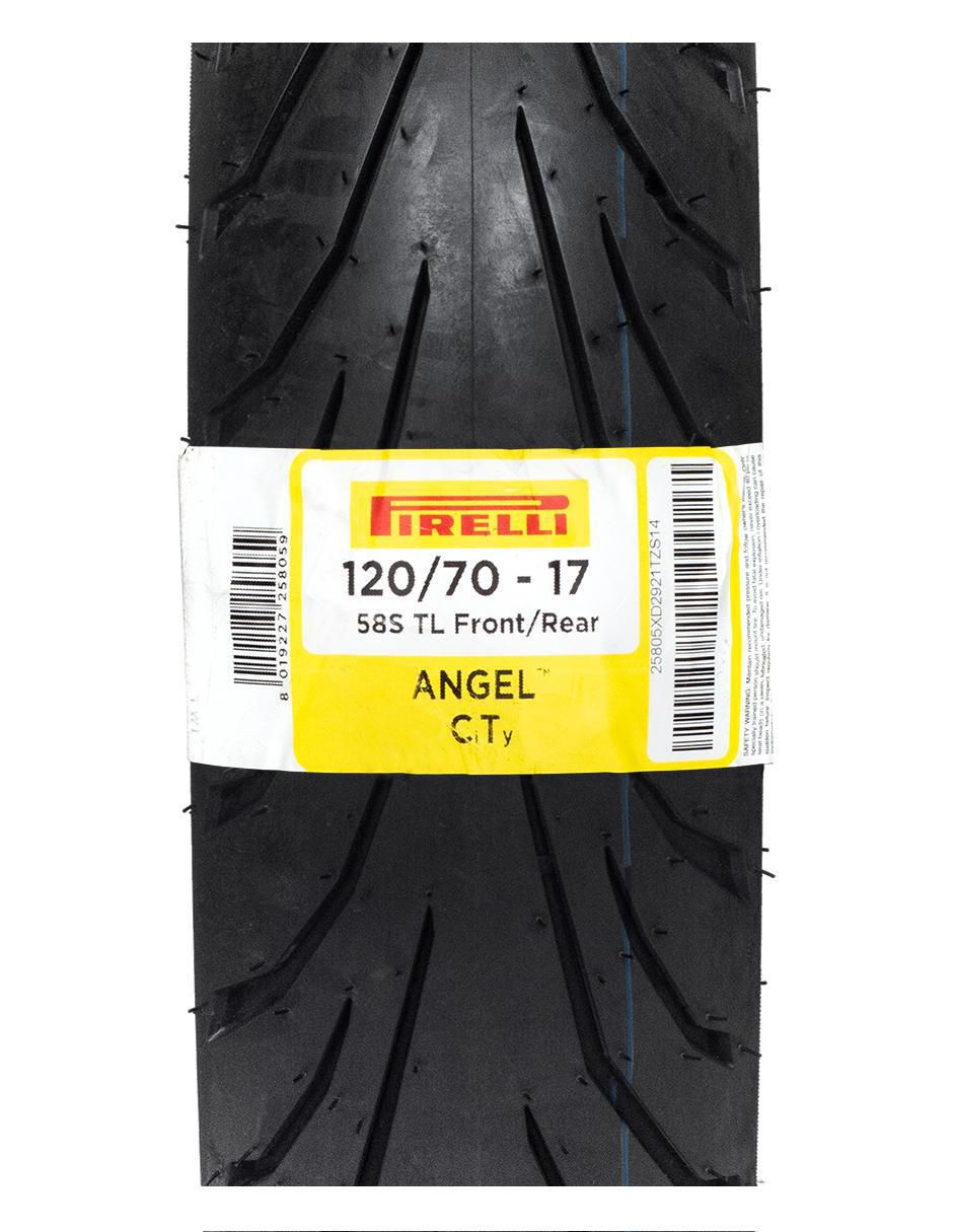 Llanta para moto Angel City 120/70R17 4