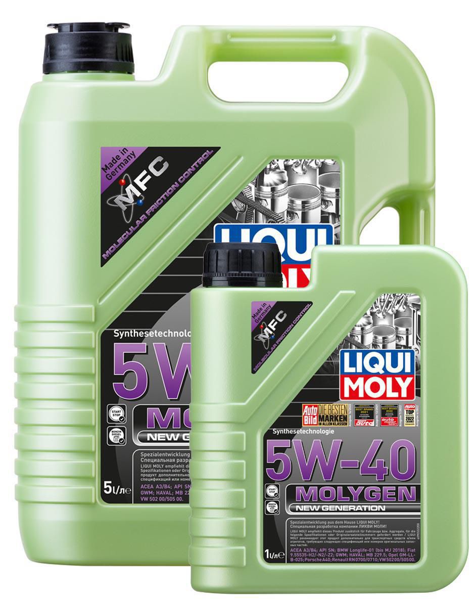 Aceite sintético para automóvil 5W-40 6 L