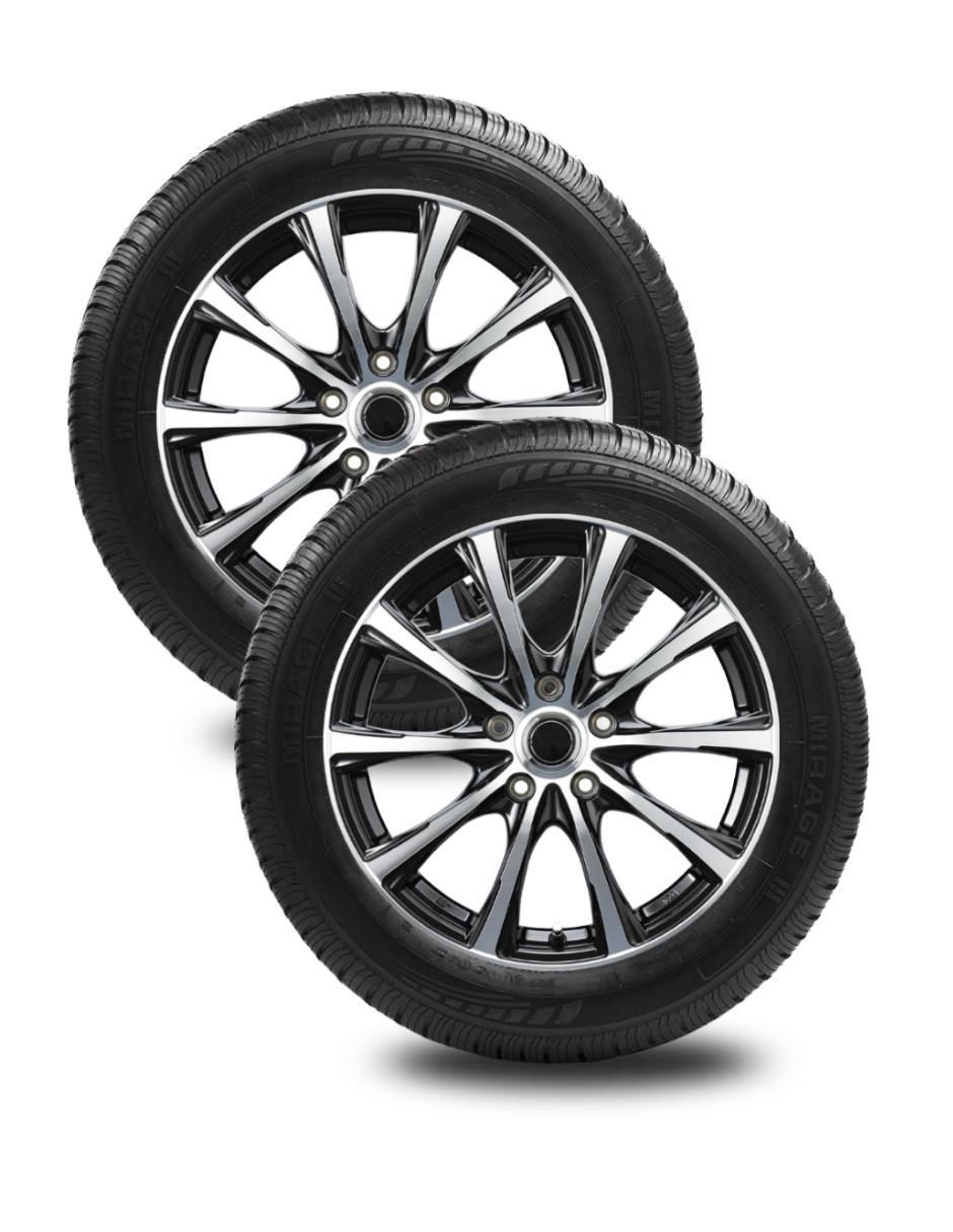 Set de llantas para auto MIRAGE MR-166 155/70R13 2