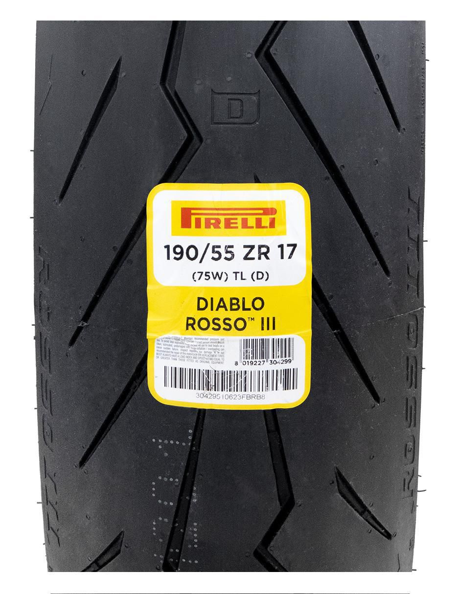 Llanta para moto Diablo Rosso Iii 190 / 55 R17 4