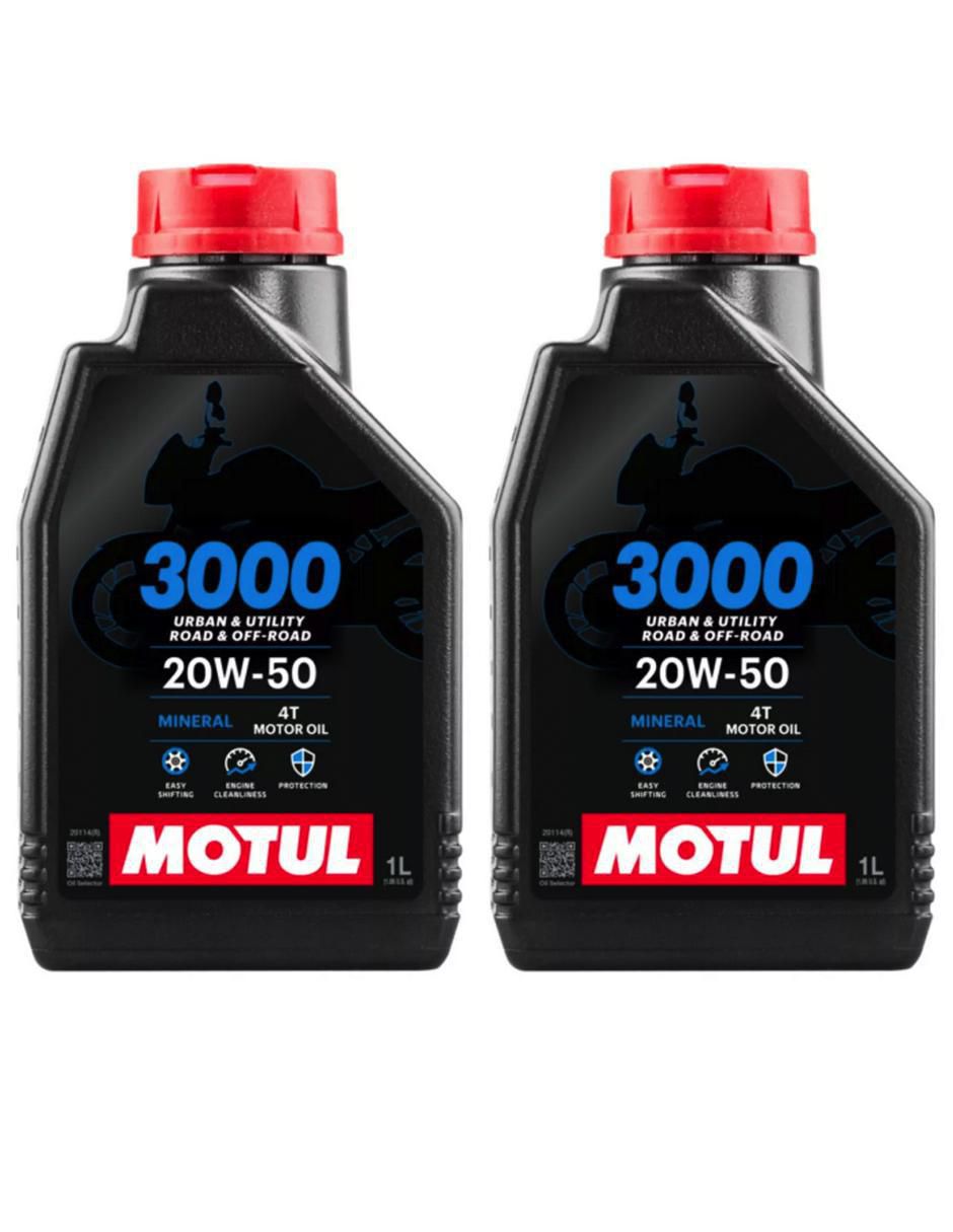 Aceite mineral para moto 20W-50 2 L Aceite mineral para moto 20W-50 2 L