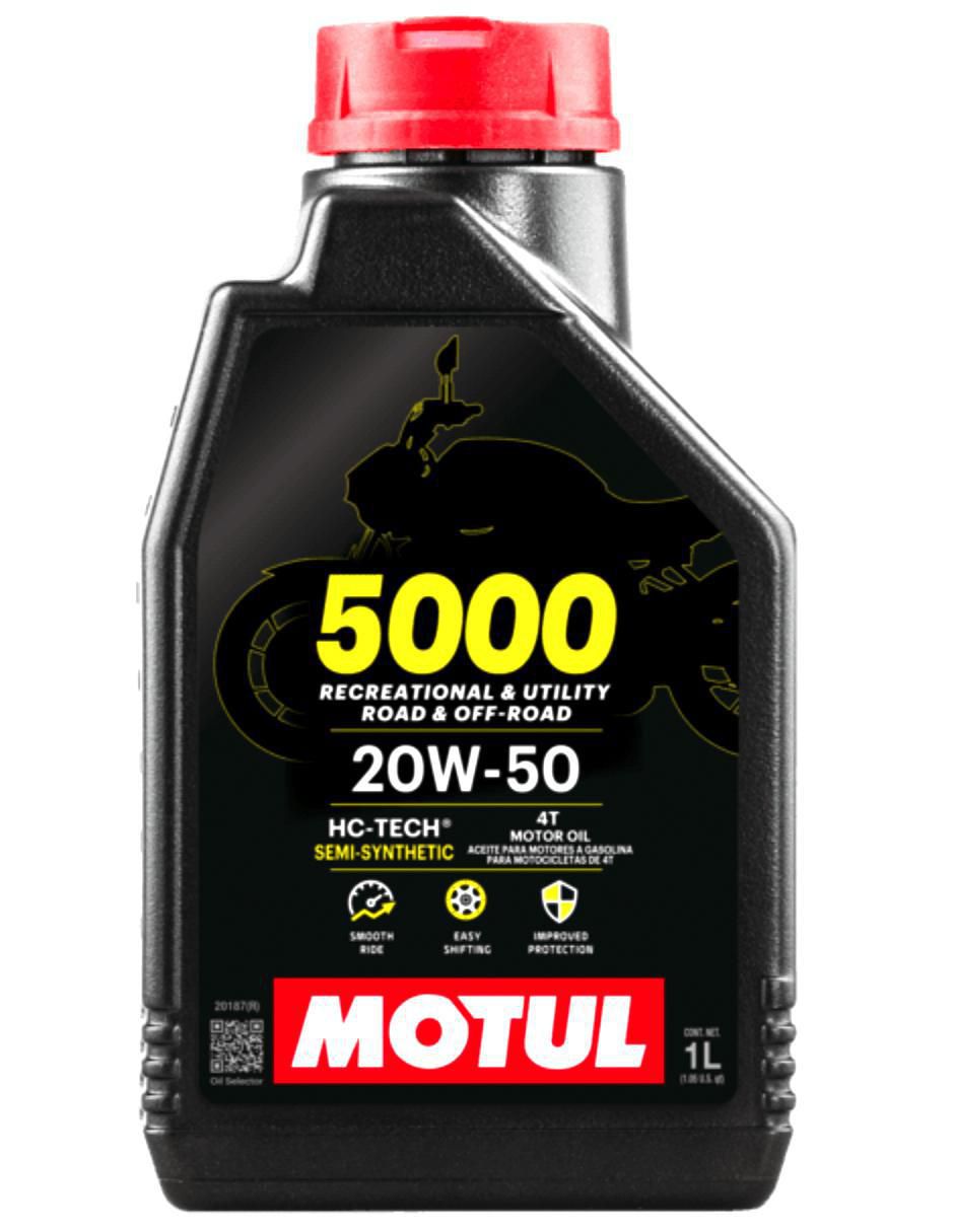 Aceite semi sintético para moto 20W-50 4 L 4