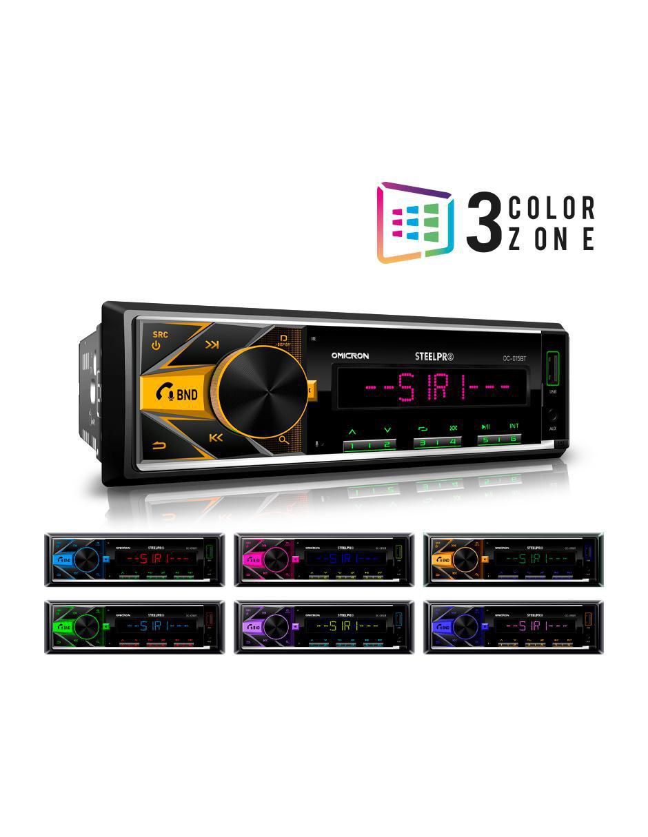 Autoestéreo un din subwoofer OC-015BT 5