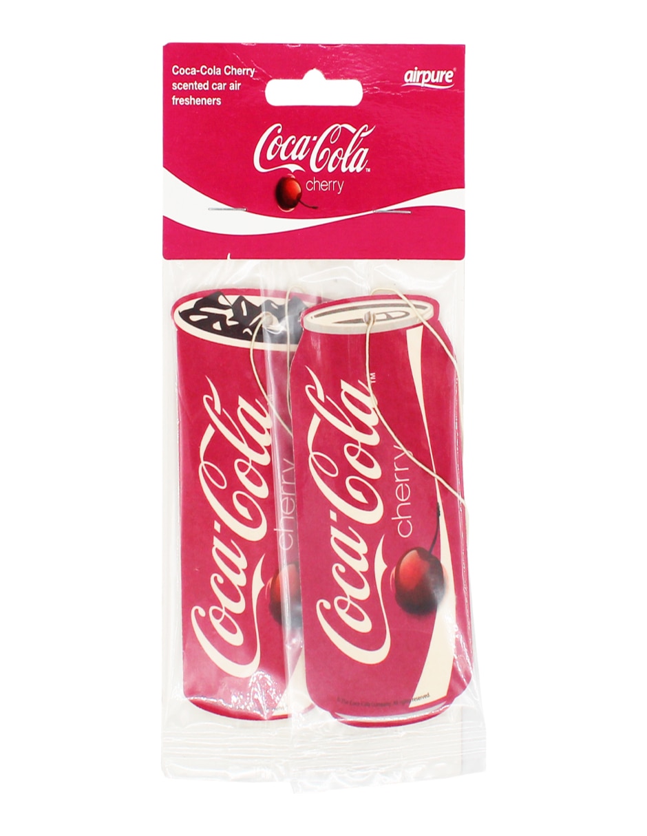 Aromatizante Air Pure Coca Cola adorno perfumado de aroma cereza Aromatizante Air Pure Coca Cola adorno perfumado de aroma cereza