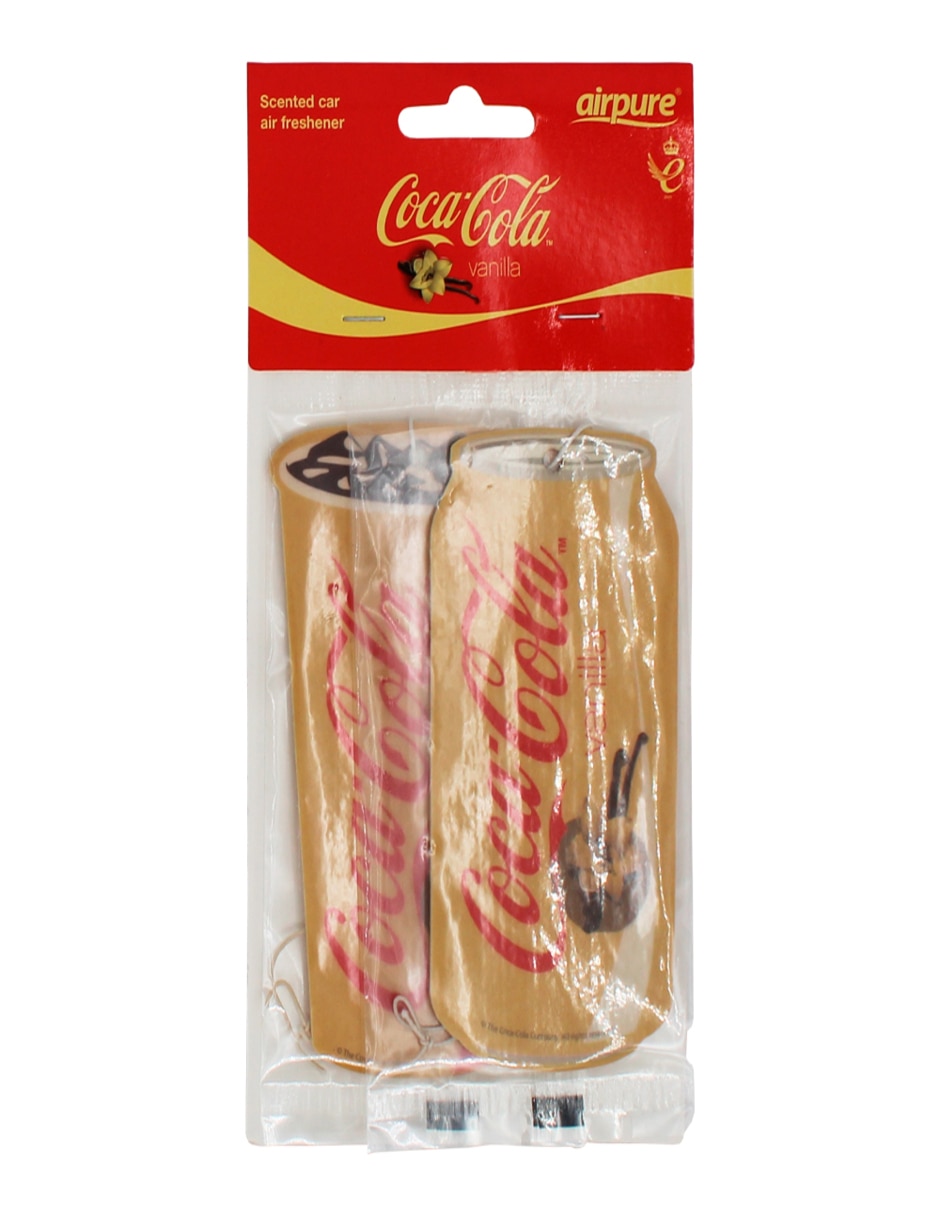 Aromatizante Air Pure Coca Cola adorno perfumado de aroma vainilla