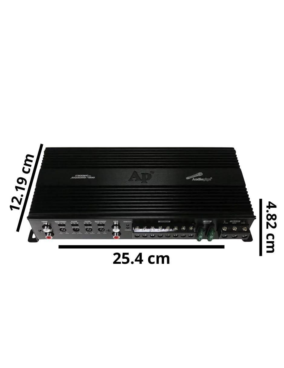 Amplificador para auto APMCRO4100 de 16 V 4