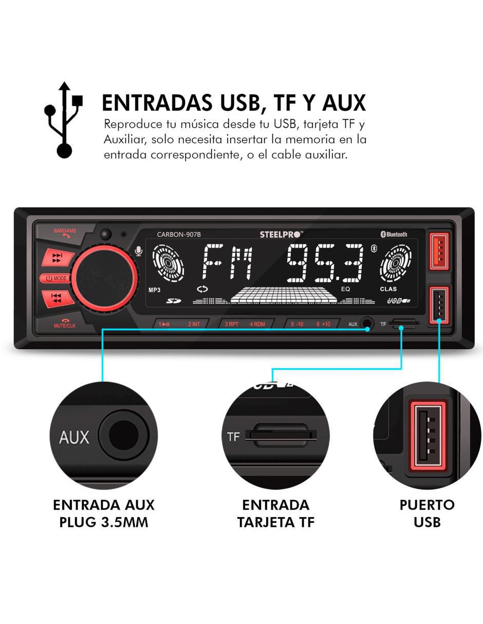 Autoestéreo un din Carbon-907B 4