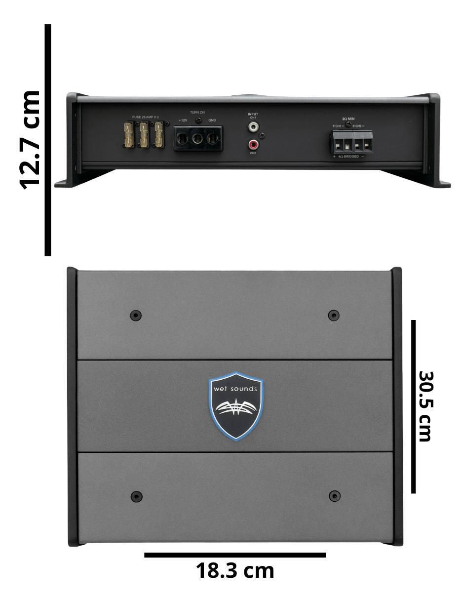 Amplificador para auto SYNDX2 de 6 V 6